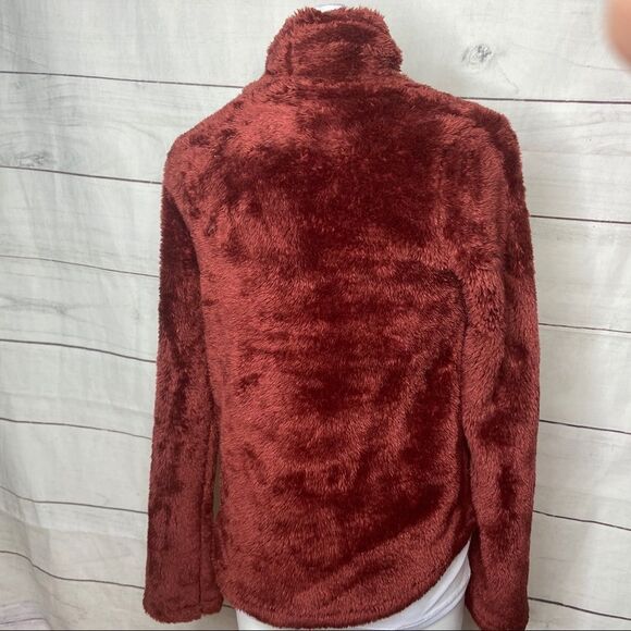 Joy Lab brown brick fuzzy furry mock turtleneck xs - Picture 6 of 9